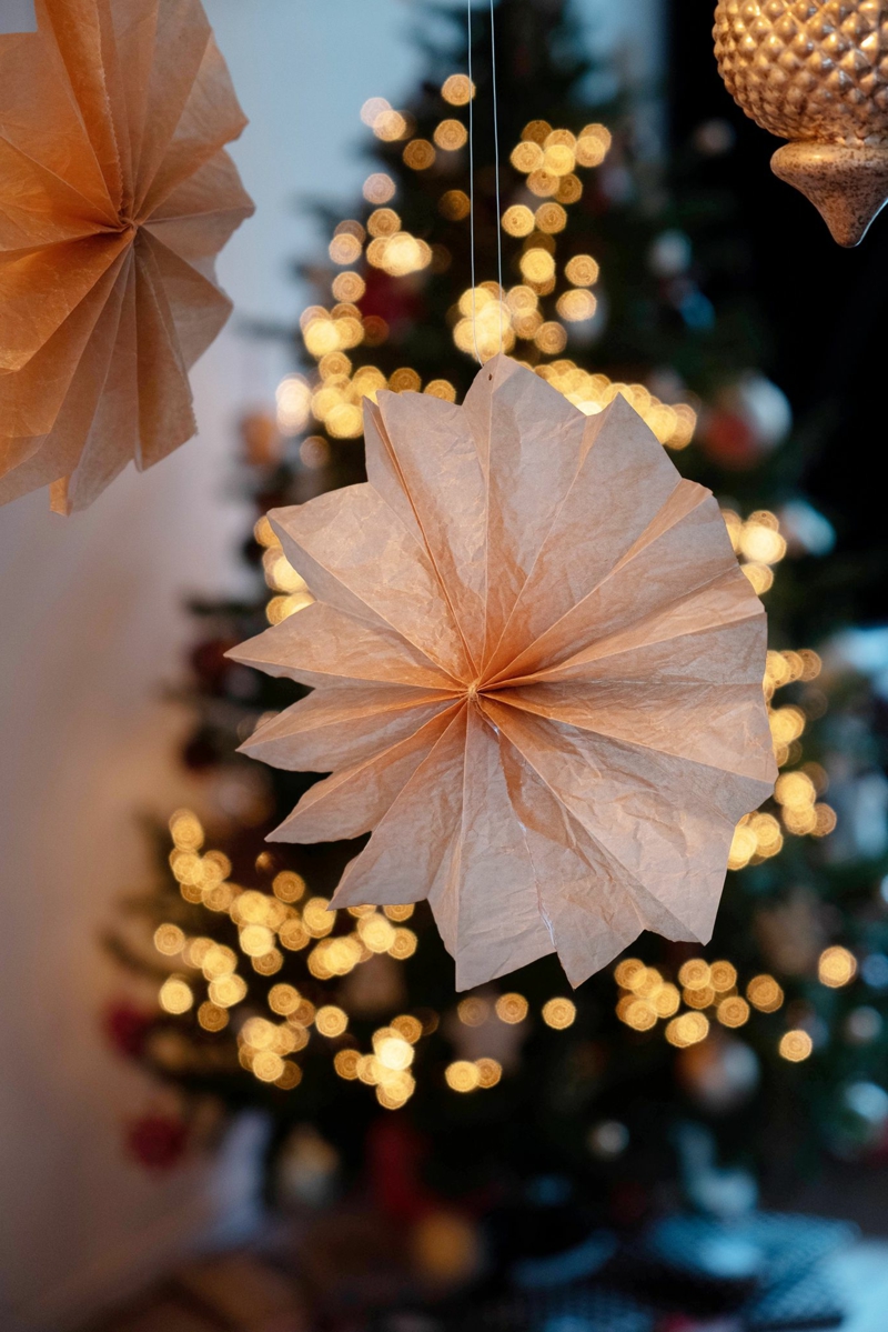 6 schöne dekoration weihnachtssterne basteln papier ideen