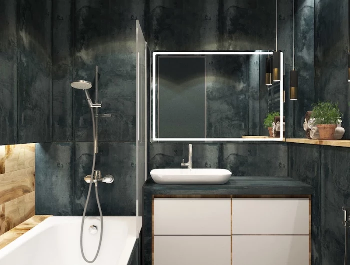 badezimmer modern schöne badezimmer einrichtung ideen rubinetteriashop badezimmer schwarze wände weiße dusch