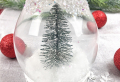 Adventsgesteck mit Weingläsern - schöne Weihnachstdeko ohne Plastik!