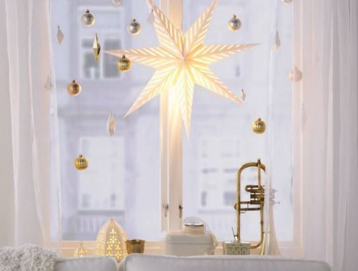 elegante ideen für bastelvorlagen für weihnachten zur fensterdeko