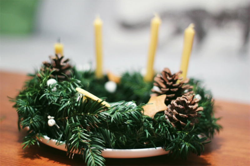 feiertage dekoration adventsgesteck selber machen diy anleitungen