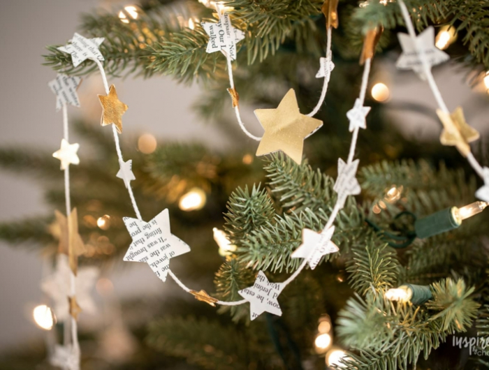 festliche dekoration weihnachtssterne basteln aus papier ideen