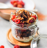 granola selber machen mit joghurt parfait und himbeeren