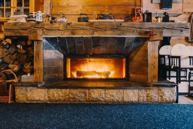 kamin inneneinrichtung für den winter ideen