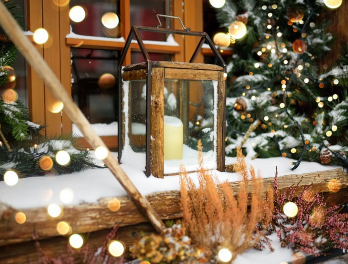 weihnachtsfensterdeko deko für fenster weihnachten aussen holz laterne