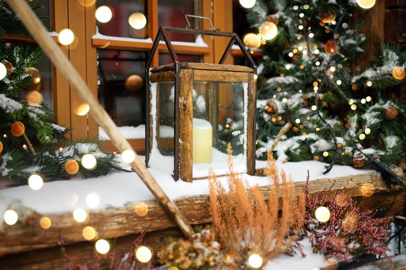 weihnachtsfensterdeko deko für fenster weihnachten aussen holz laterne