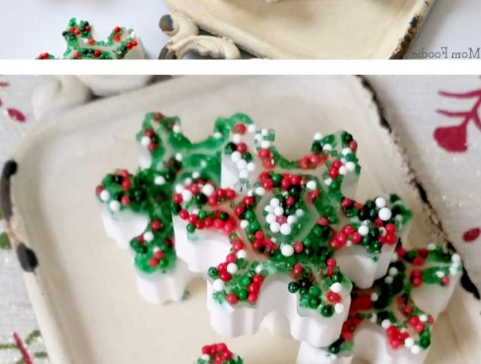 weihnachtsgeschenke ideen originelle weihnachtsgeschenke selber basteln seife als schneeflocken