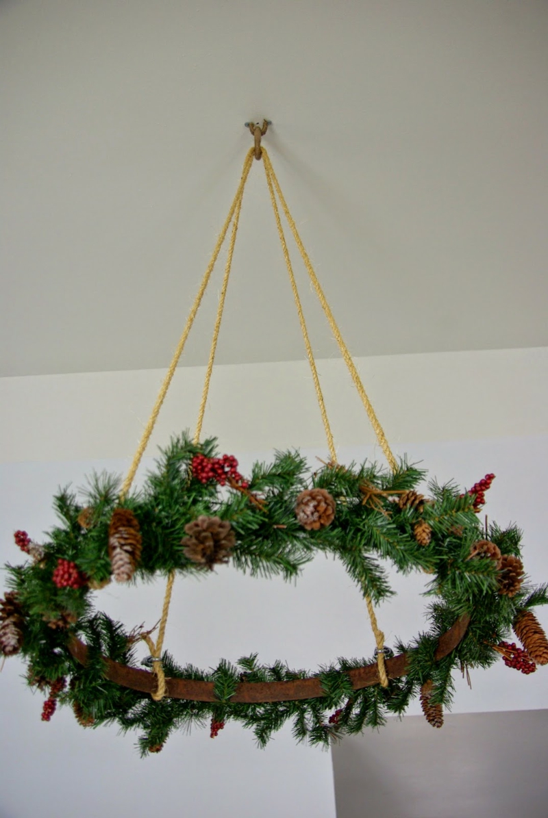 5 weihnachten adventskranz selber basteln festliche dekoration