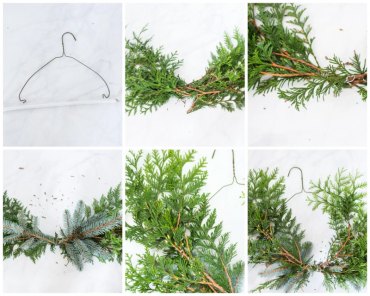 8 1 schritt für schritt diy anleitung metallring deko weihnachten basteln