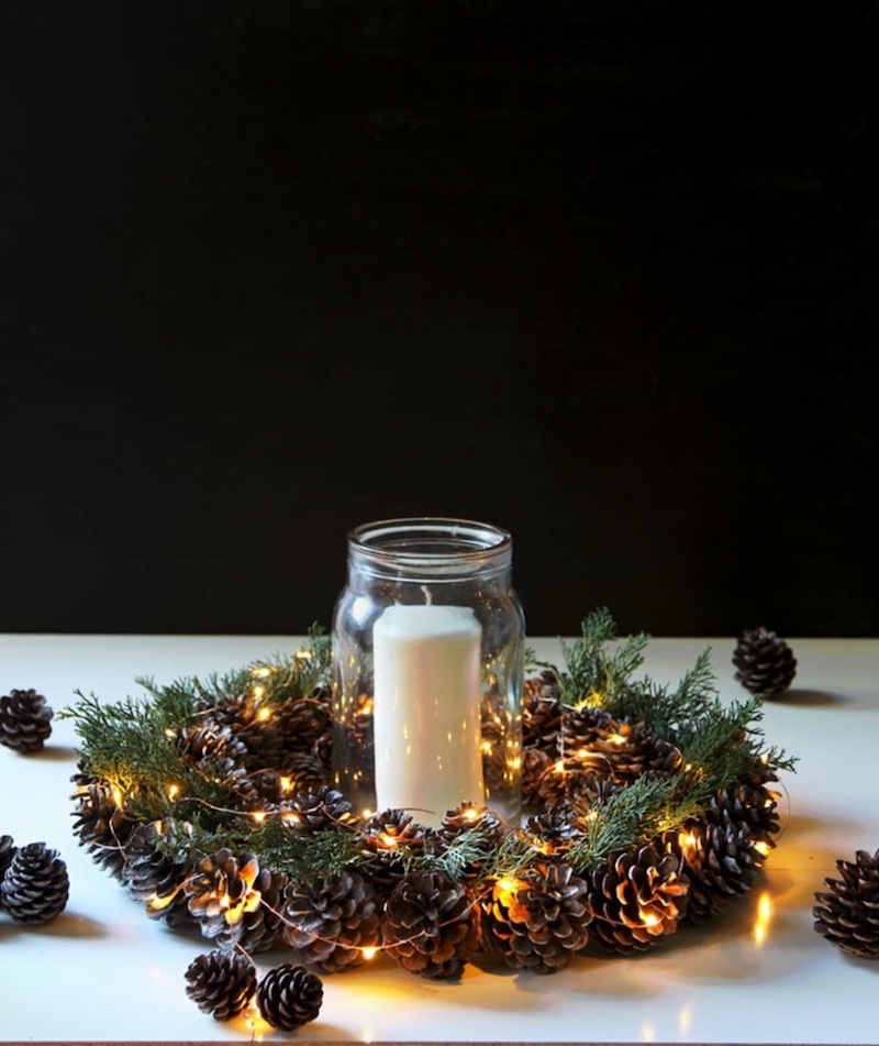 adventsgestecke aus naturmaterialien weihnachtsgestecke selber machen festliche stimmung