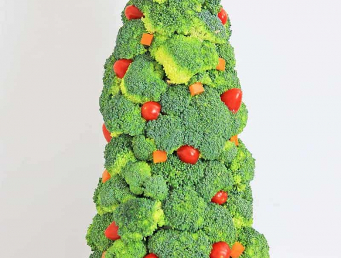 broccoli tannenbaum ein schönes geschenk ein stern weihnachten