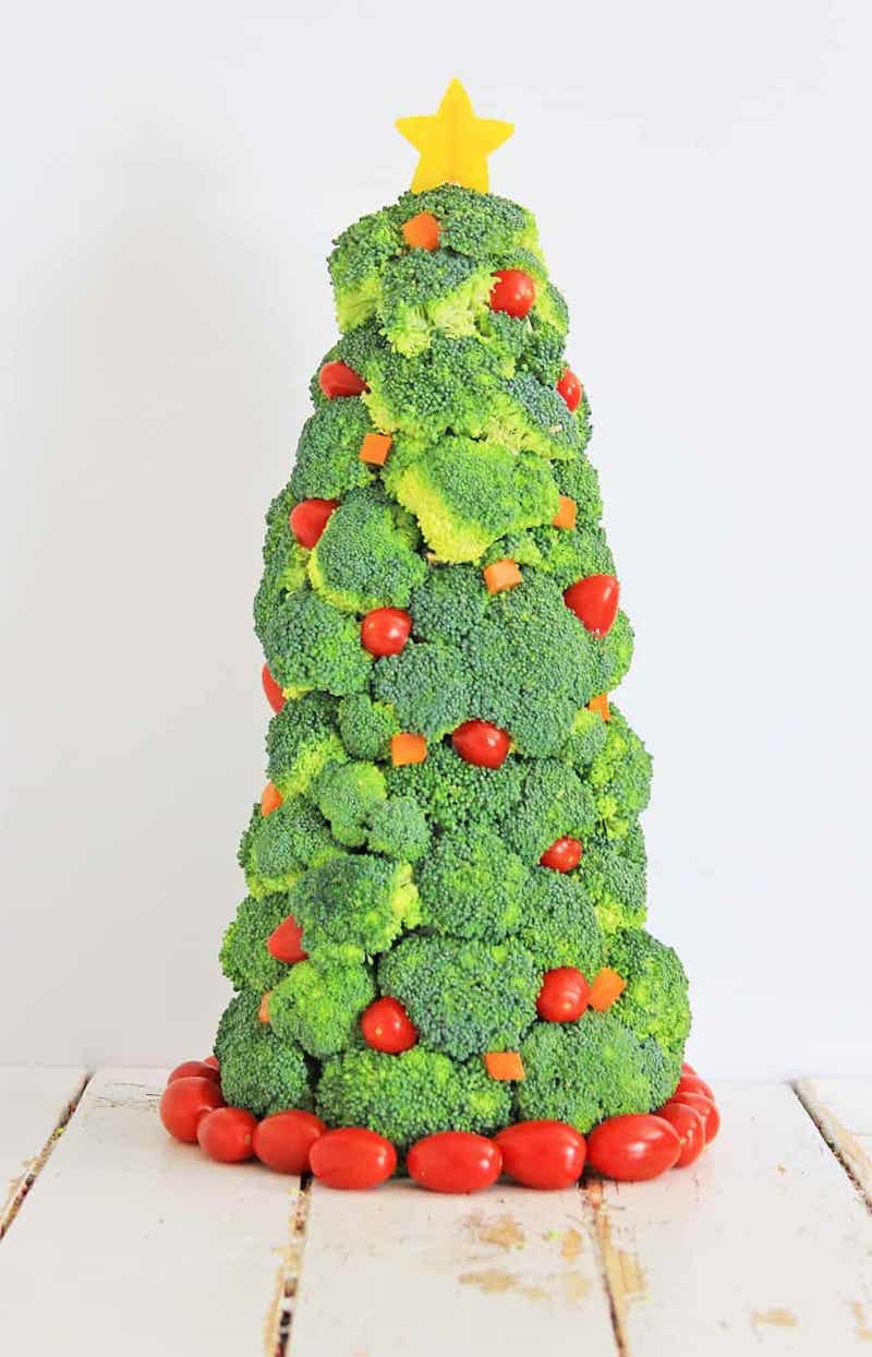 broccoli tannenbaum ein schönes geschenk ein stern weihnachten