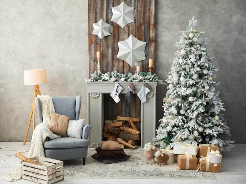 diy ideen für eine wunderschöne idee für wohnzimmer kamin deko für weihnachten