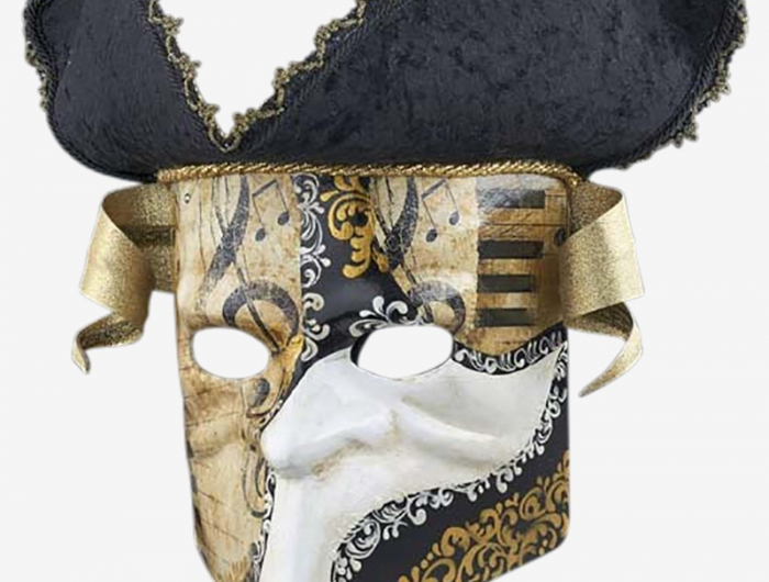 masken in venedig musical bauta mann gesicht