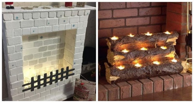 Deko Kamin Selber Bauen Aus Karton Pappe Kamin als Deko für Weihnachten selber bauen