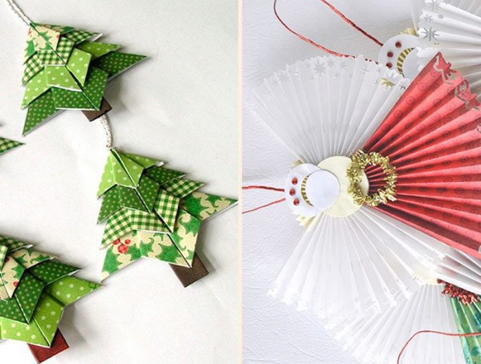neue und beseondere ideen für weihnachtskugeln aus papier zum selbermachen