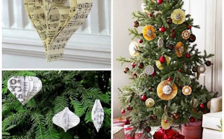 papier ist schön für weihnachtsdeko zum basteln und dekorieren