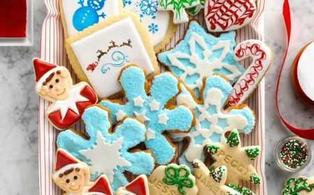 plätzchen dekoration zu weihnachten einfach und schnell keksendeko ideen