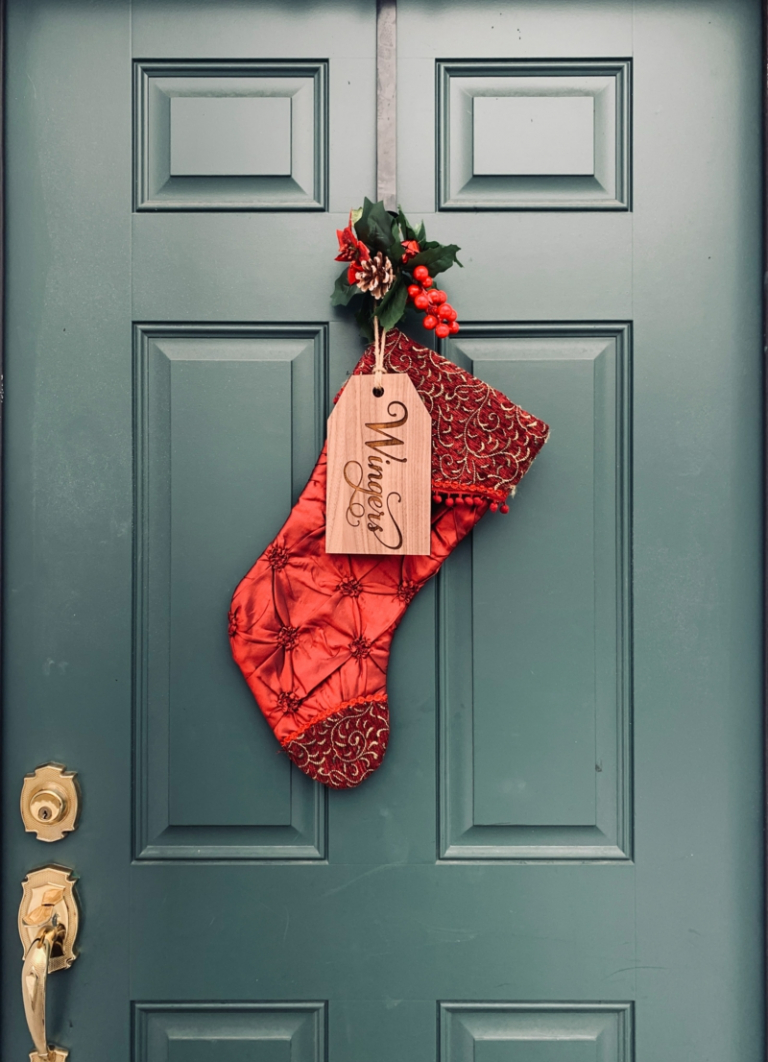 Hauseingang weihnachtsdeko für draußen selber machen