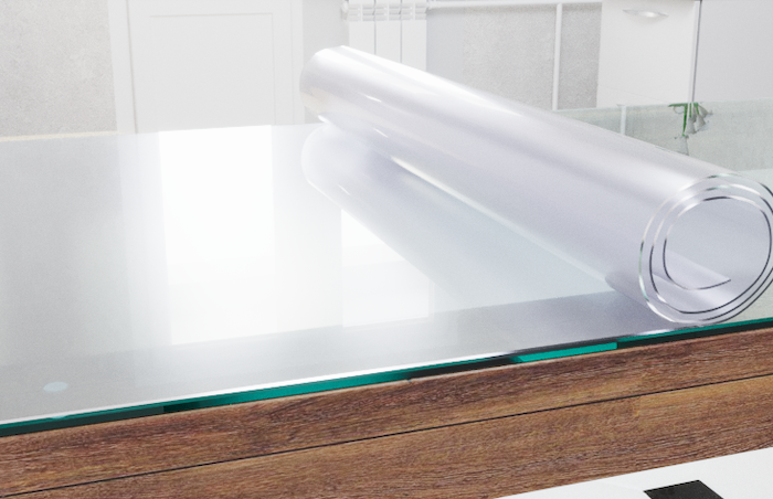 tischdecke transparent anroshop de tischschutzfolie für glastisch tischschutzfolie nach maß rolle