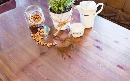 tischschutzmatte tischdecke transparent 3 mm holztisch mit folie glas blumentopf