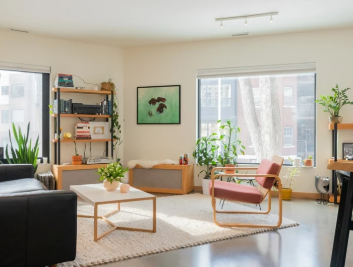 2 fenster wohnzimmer wählen minimalistische einrichtung