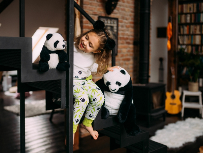 6 schlafanzüge lustige motive pandabär bild