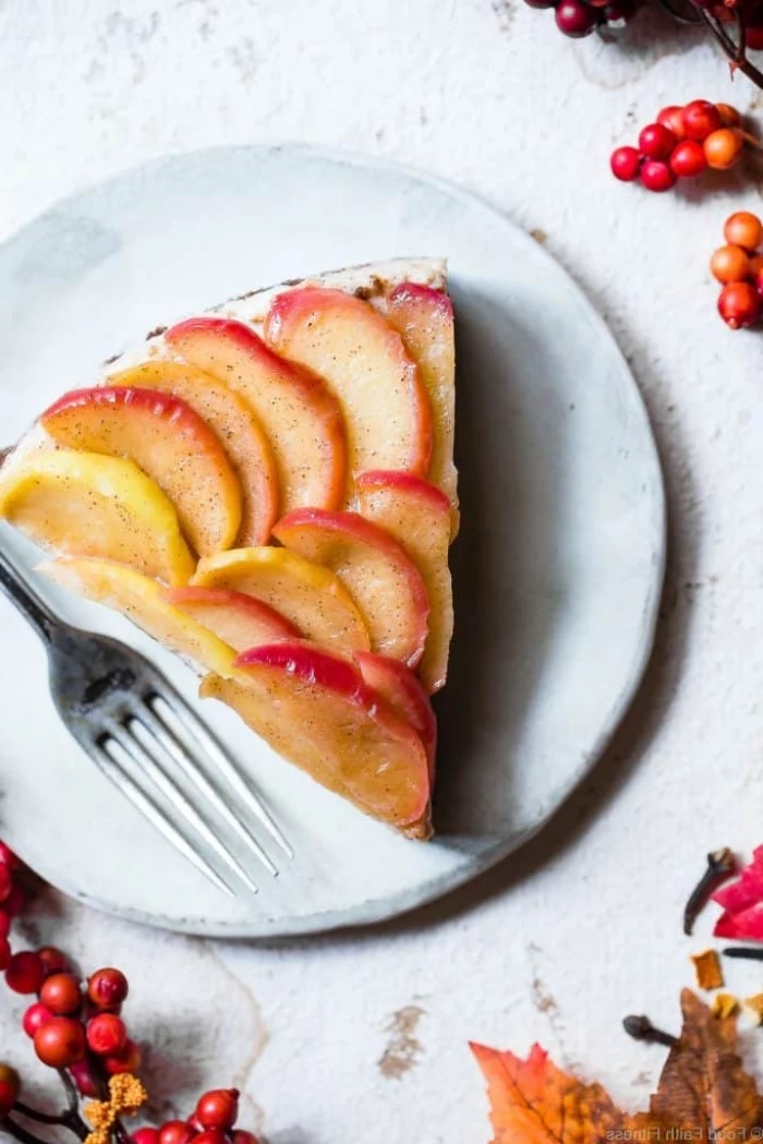 apfelkuchen low carb frischkäsekuchen mit zitronen und äpfeln kohlenhydratarmes dessert