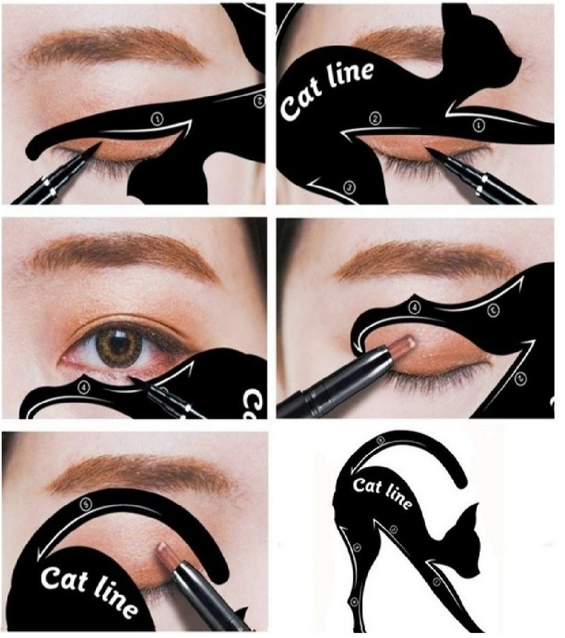 kann man eyeliner auch als kajal verwenden wo benutzt man kajalstift lidstrich über 50 cat eye schablone