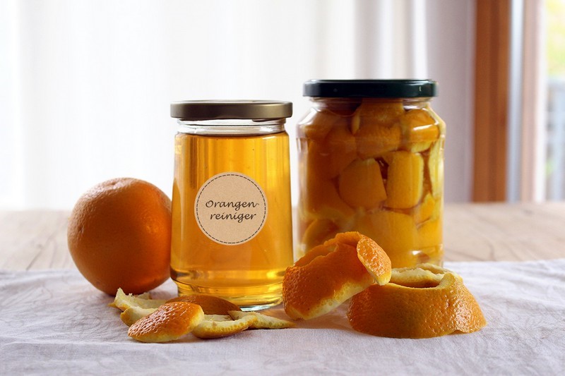 knan man orangenschale komppostieren orangenschale verwalten putzmittel aus orangenschale im glas