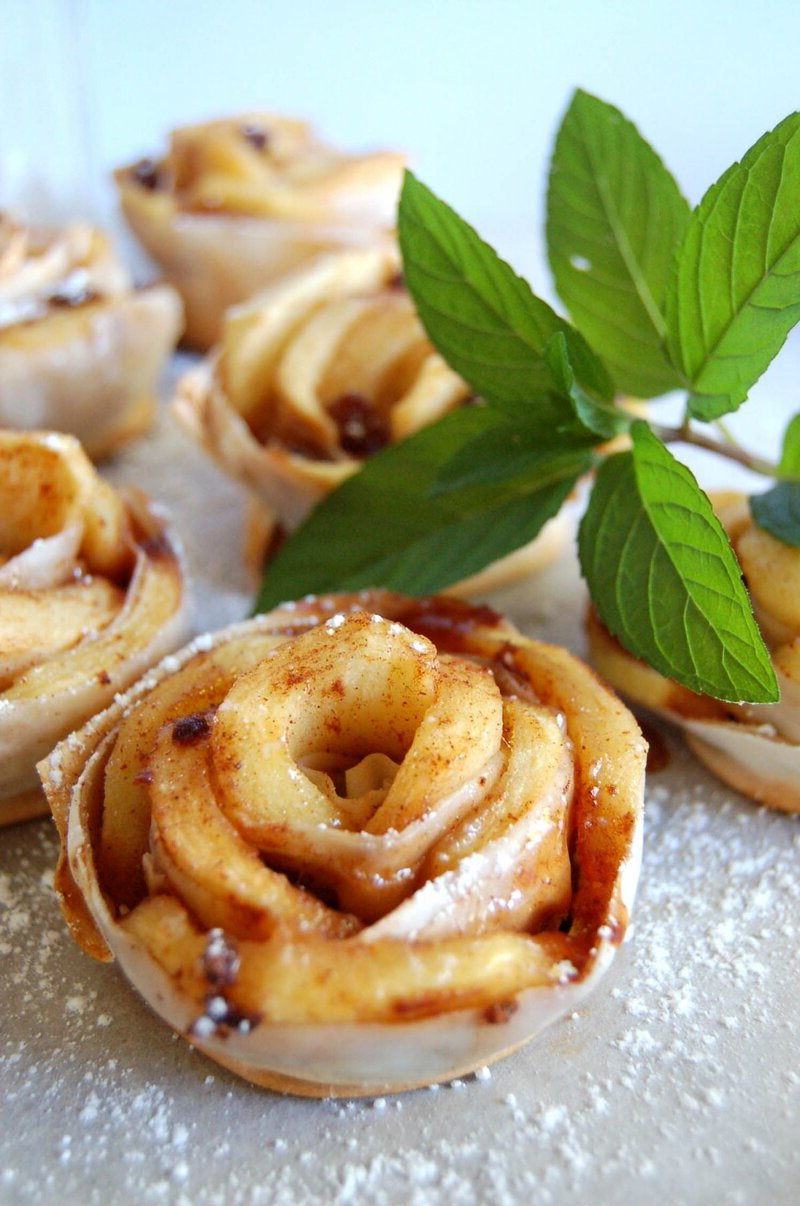 rosen kuchen mit apfel und blätterteig selber machen neue rezepte.jpg