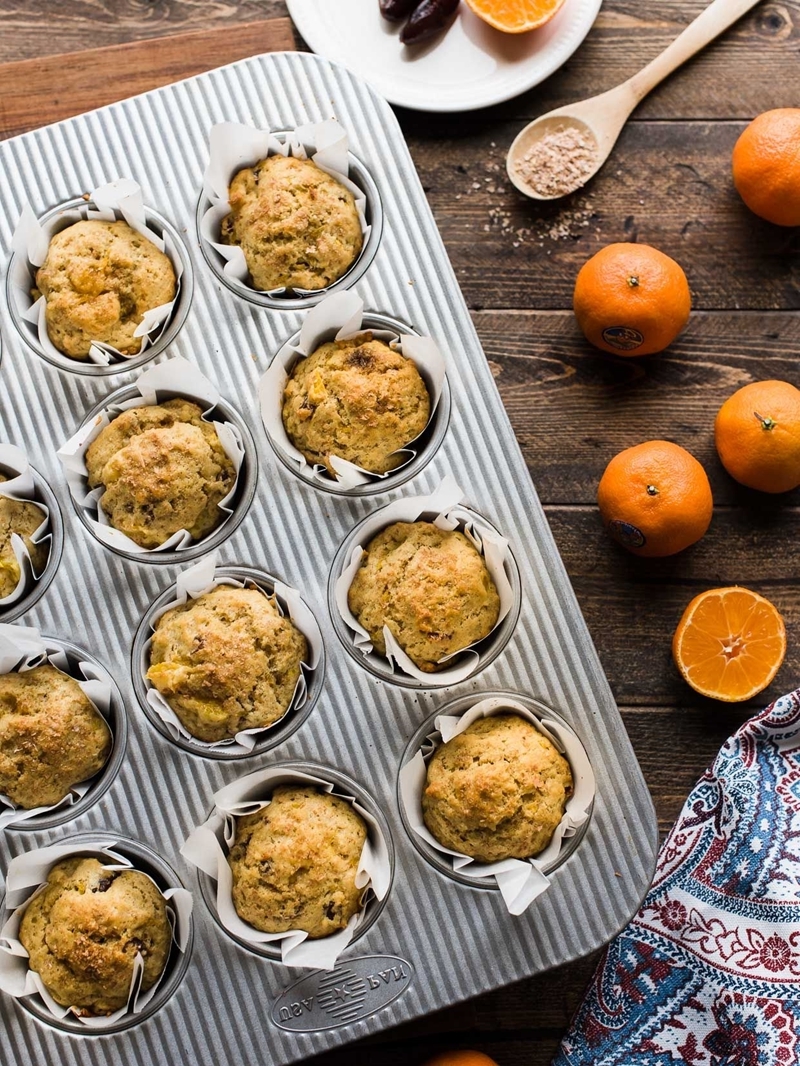 saftige muffins mit joghurt und manderinen gesunde cupcakes mit obst