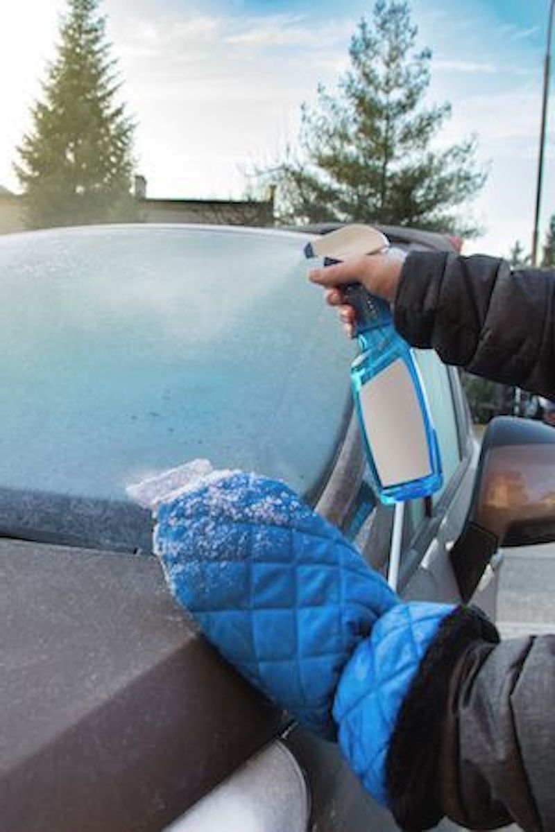 vereiste scheiben warmes wasser scheibenenteiser selber machen