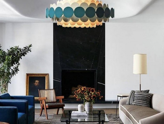 winter deko wohnzimmer ideen 2022 wann winter dekorieren grauer sofa glastisch vasen