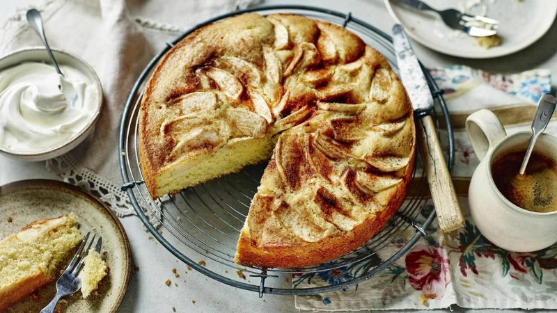 0 einfach backen apfelkuchen mit walnuss dessert zubereiten