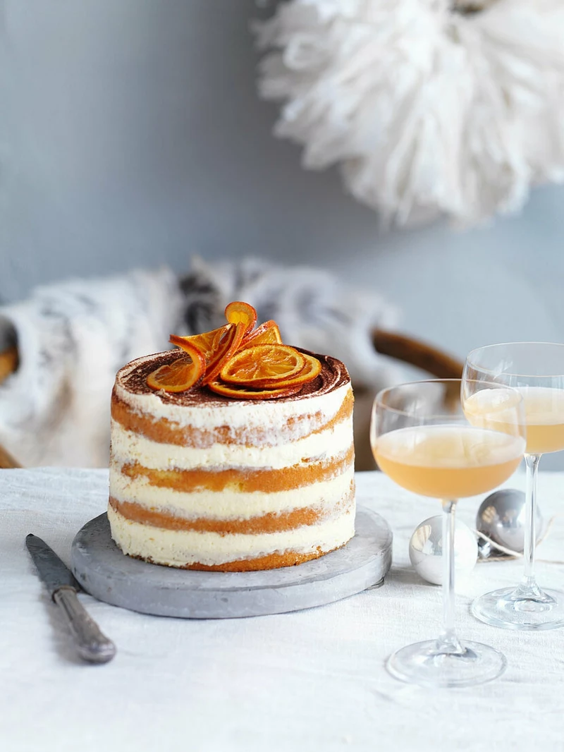 orangen tiramisu torte zu weihnachten