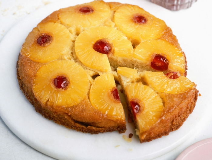 1 rezept fuer kuchen mit ananas gestuerzt backen