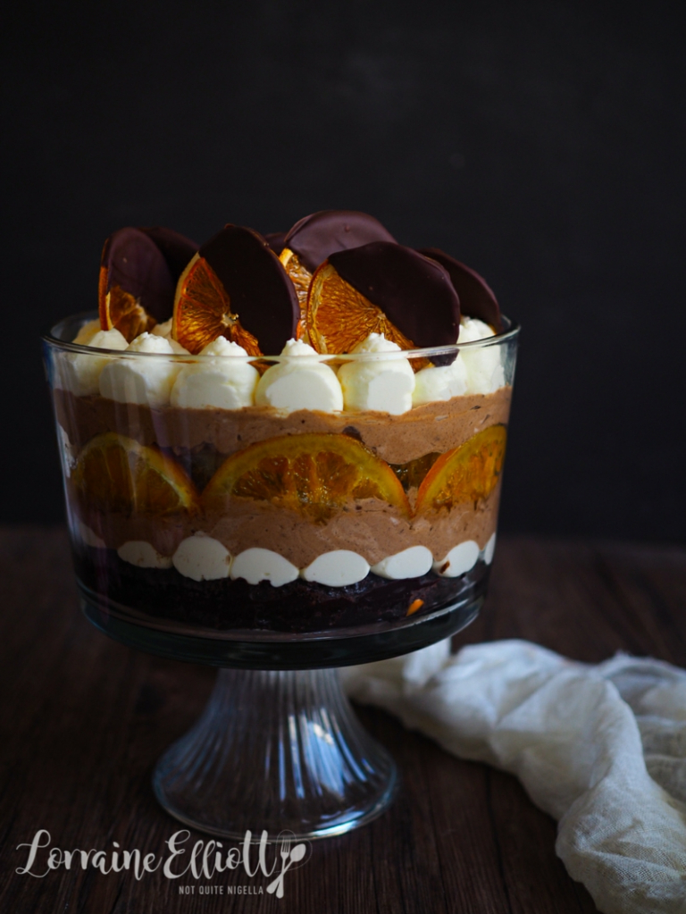 Orangen Tiramisu mit Mascarpone und Quark