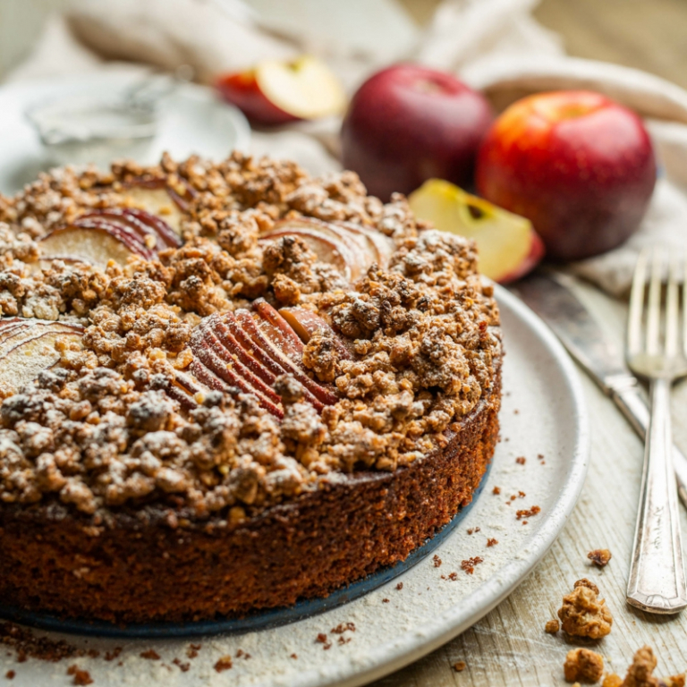 Appetitliche Rezepte für einen Apfel Walnuss Kuchen