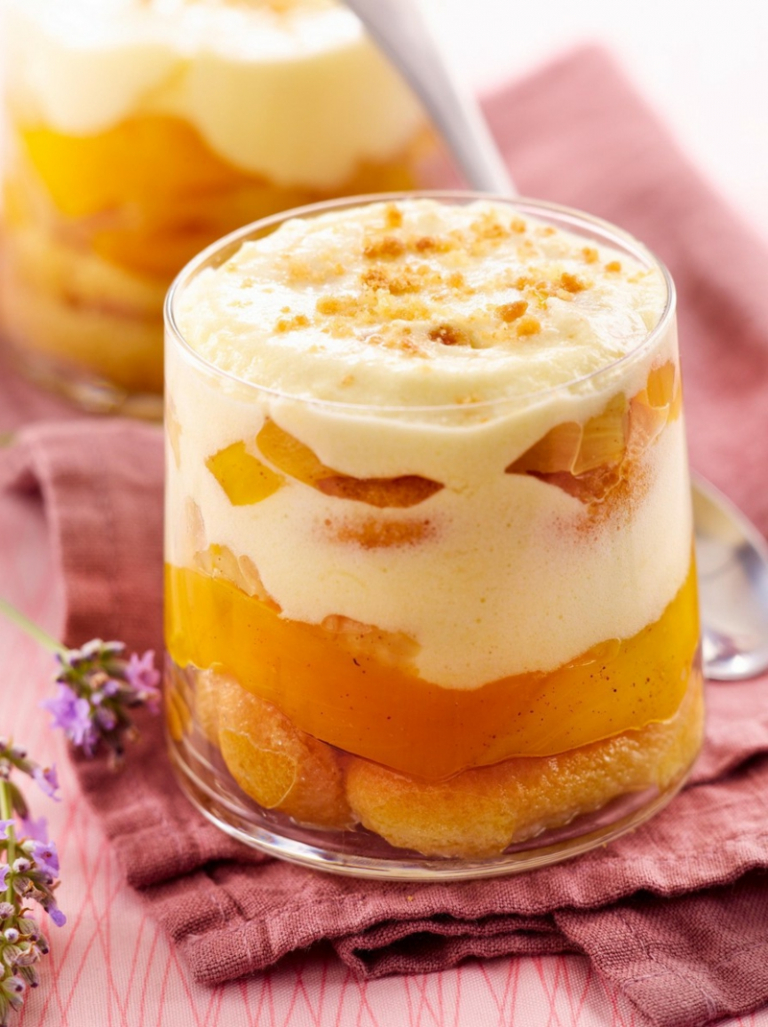 Orangen Tiramisu mit Mascarpone und Quark