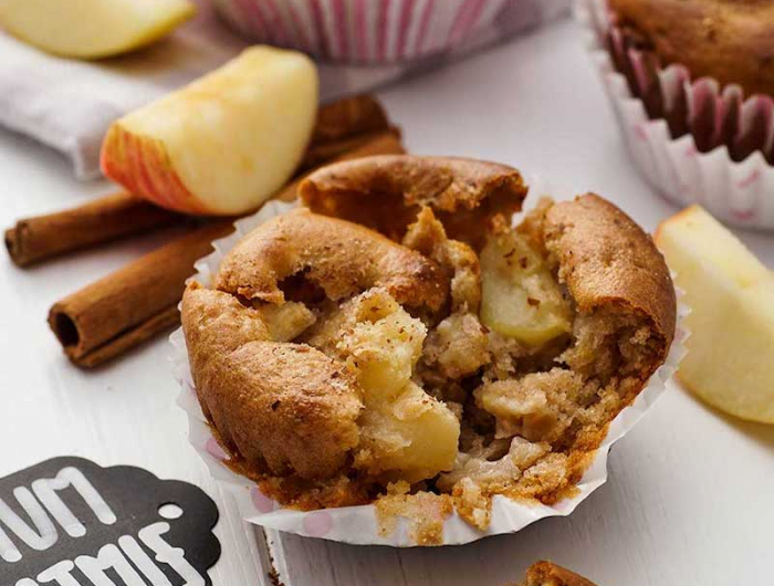 apfel zimt muffins einfach vegan rezept für apfelmuffins mit zimt