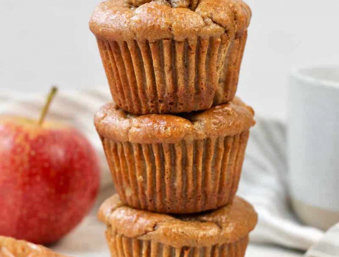 apfel zimt muffins vegan und glutenfrei apfelmuffins mit joghurt drei apfelmuffins#
