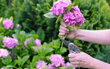 hortensien schneiden im fruejahr rosa blumen tipps für hobbygärtner