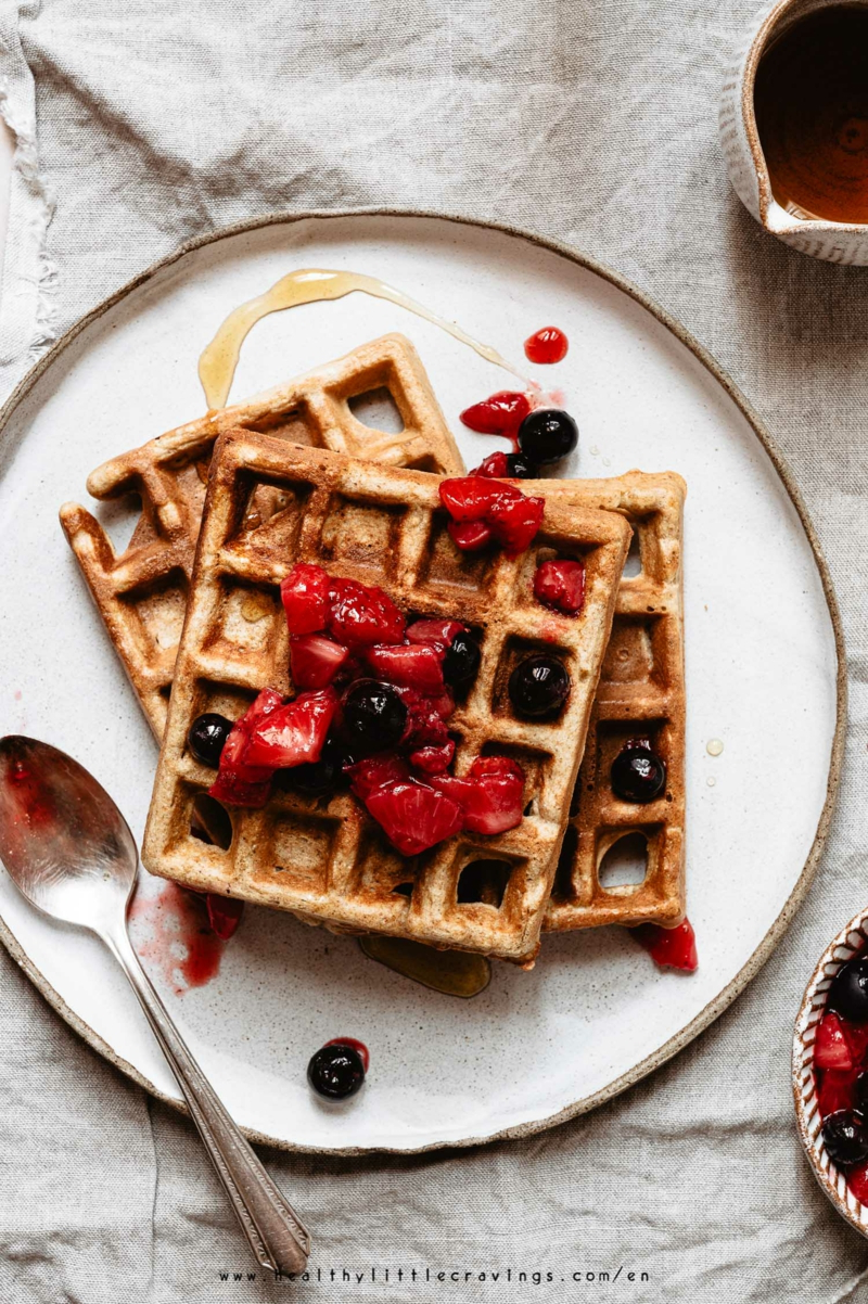 köstliches waffel rezept ohne butter zubereiten zum frühstück