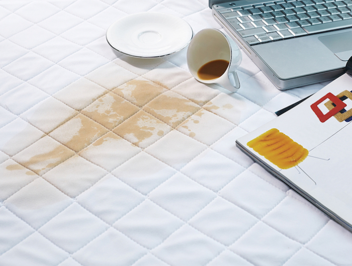coffee,spills,on,bed