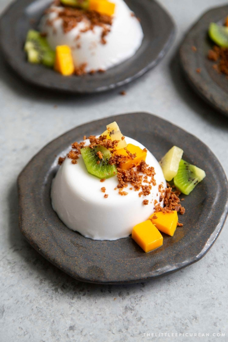 Wie macht man Panna Cotta ohne Gelatine?