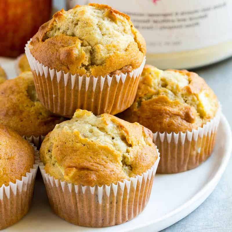 saftige muffins muffins rezept einfach und schnell zimt apfel