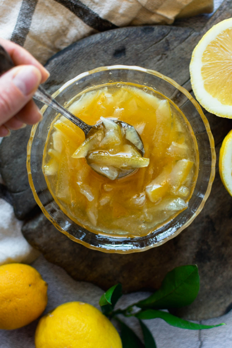 Zitronenmarmelade mit Ingwer selber machen