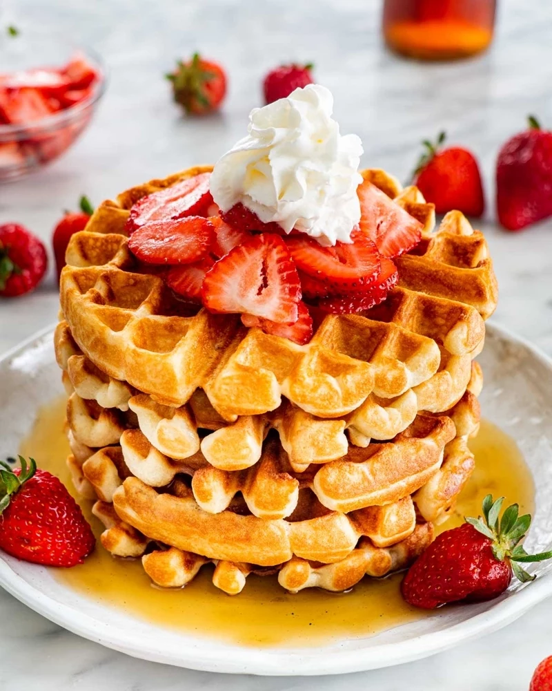 waffel rezept ohne butter gesundes waffelrezept mit honig und erdbeeren