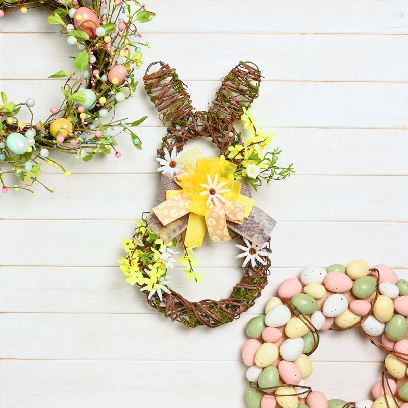 ausgefallen osterdeko fuer den hauseingang osterhase basteln diy ideen zum ostern